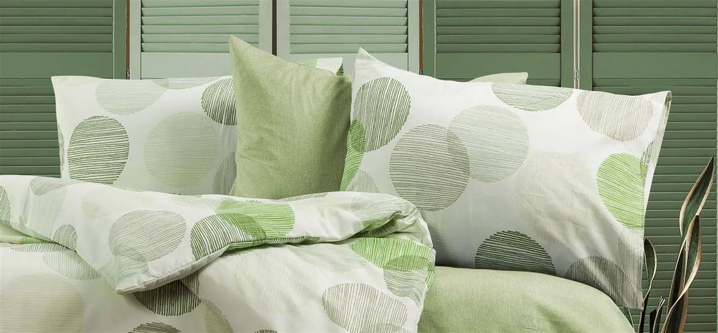 Μαξιλαροθήκη Φάκελος Polycotton 50x70εκ. Κοραλία 468 Green DimCol