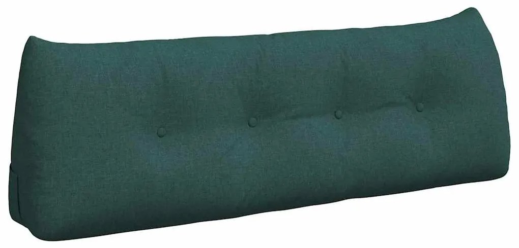 vidaXL Μαξιλάρι Πλάτης Σκούρο Πράσινο 140 x 24 x 50 εκ ύφασμα