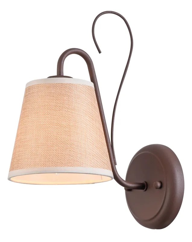 E005-1 SENSO WALL LAMP BROWN & BEIGE SHADE A4