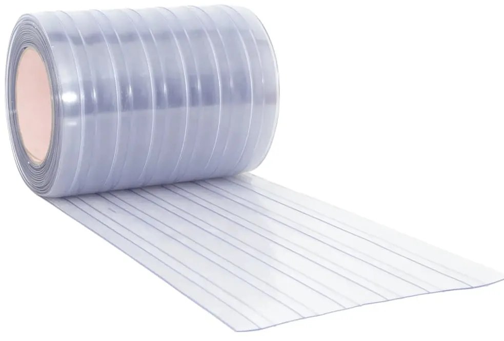 vidaXL Λωριδοκουρτίνα Διαφανής 10 μ. 300 χιλ.x2,6 χιλ. από PVC