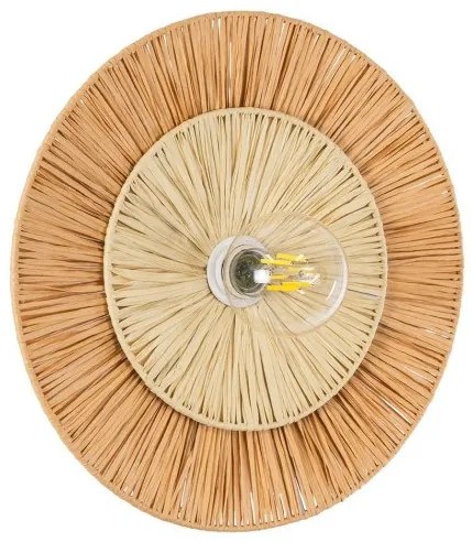 Boho Φωτιστικό Τοίχου - Απλίκα Μονόφωτο 02278 GloboStar-2278-Μπεζ 02278
