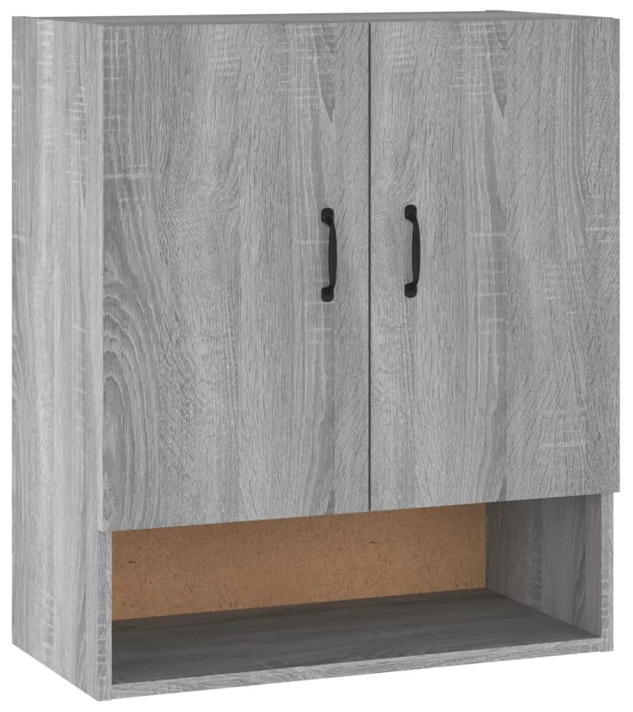 vidaXL Ντουλάπι Τοίχου Γκρι Sonoma 60x31x70εκ. Επεξεργασμένο Ξύλο