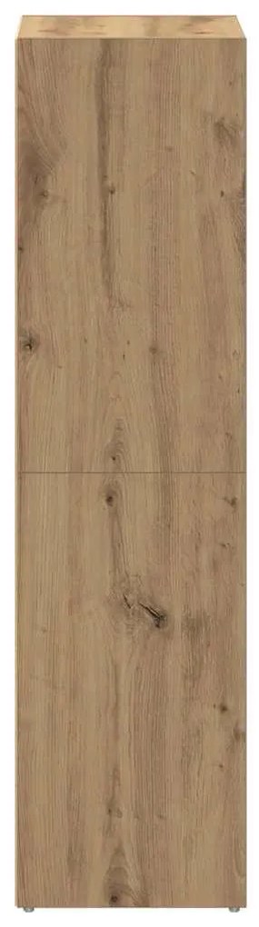 vidaXL Βιβλιοθήκη Artisan Δρυς 36x30x114 εκ. Επεξεργασμένο Ξύλο