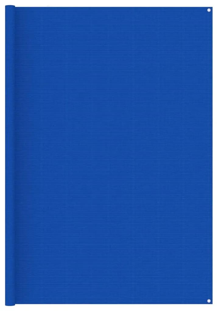 vidaXL Χαλί Σκηνής Μπλε 250 x 250 εκ. από HDPE