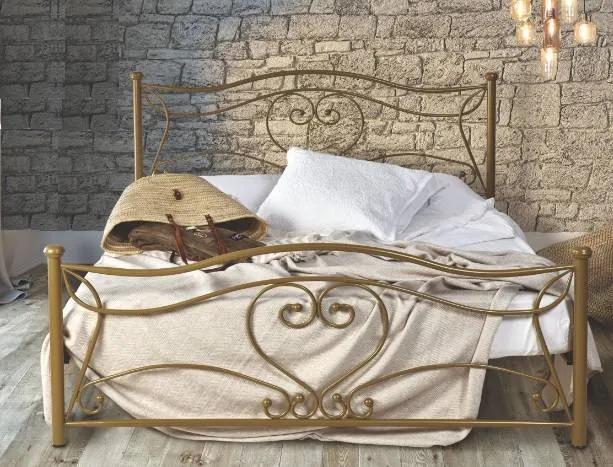 Κρεβάτι Ν56 για στρώμα 160χ200 υπέρδιπλο με επιλογές χρωμάτων