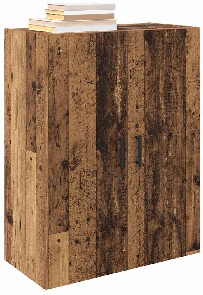 vidaXL Ντουλάπια Τοίχου 2 pcs Παλαιό ξύλο 69.5 x 34 x 90 εκ.