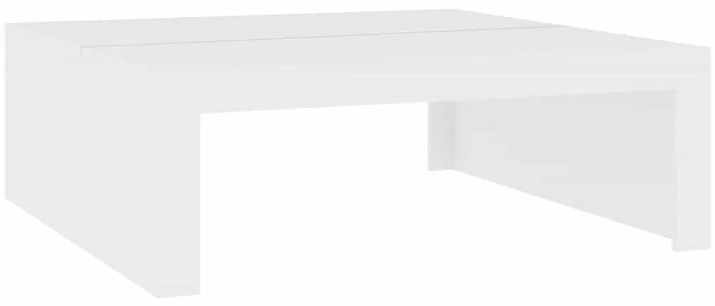 vidaXL Τραπεζάκι Σαλονιού Λευκό 100x100x35 εκ. Επεξ. Ξύλο