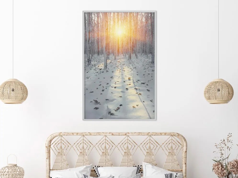 Αφίσα - Frosty Sunset - 20x30 - Χρυσό - Χωρίς πασπαρτού