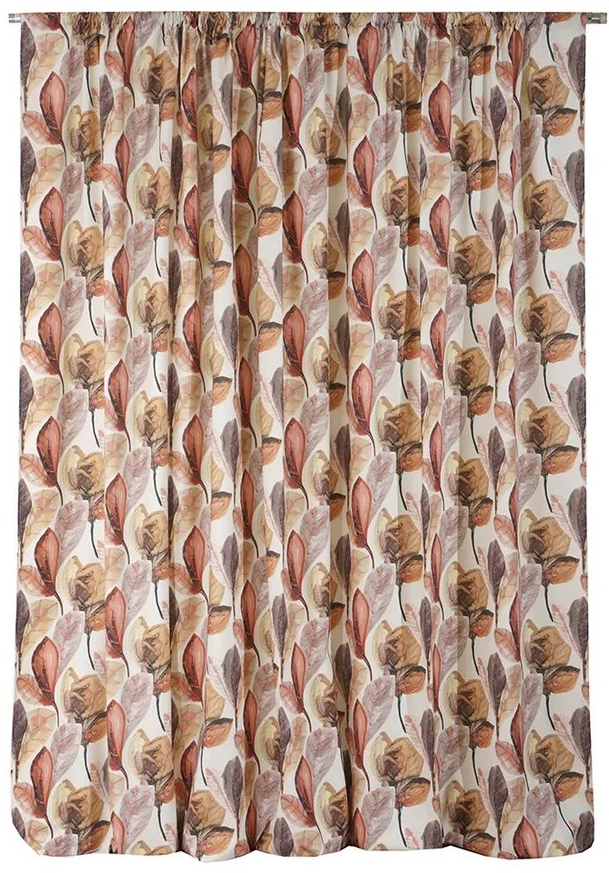 Κουρτίνα Aquarella Με Τρέσα 7 Blush Pink Anna Riska 140X270cm 100% Βαμβάκι