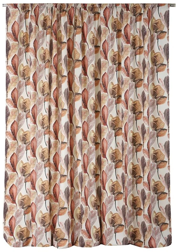 Κουρτίνα Aquarella Με Τρέσα 7 Blush Pink Anna Riska 140X270cm 100% Cotton