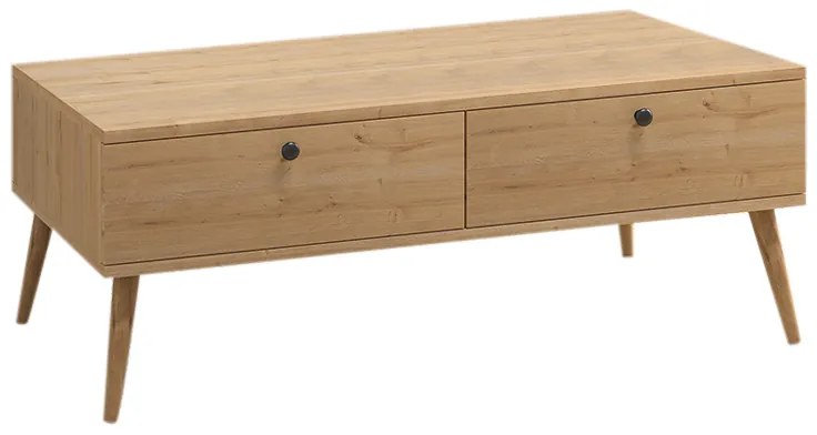 Τραπεζάκι σαλονιού Alis Megapap χρώμα oak 110x50x40εκ. - GP022-0088,1
