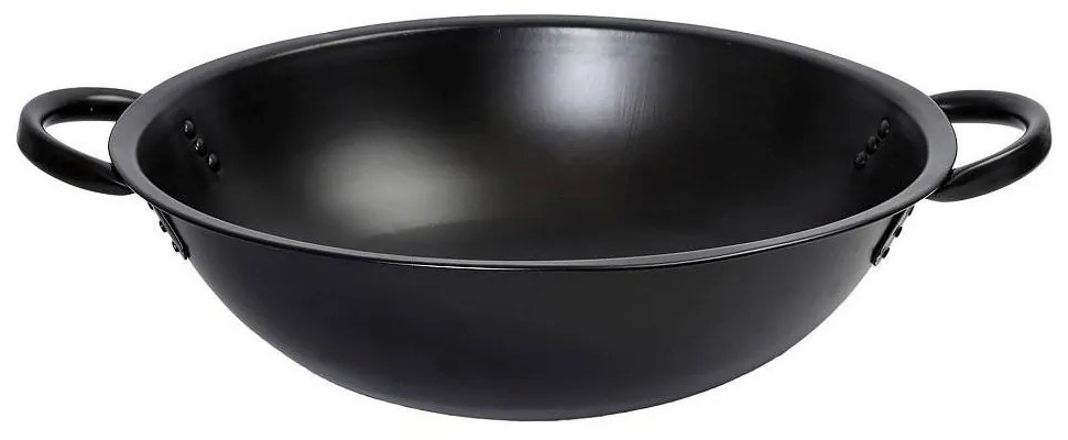 Μπωλ Μεταλλικό Με Λαβές EMA109 D47,5cm Black Espiel Zinc