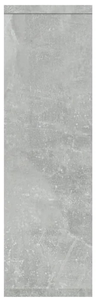 vidaXL Ραφιέρα Τοίχου Γκρι Σκυροδέματος 85x16x52,5 εκ. Επεξεργ. Ξύλο