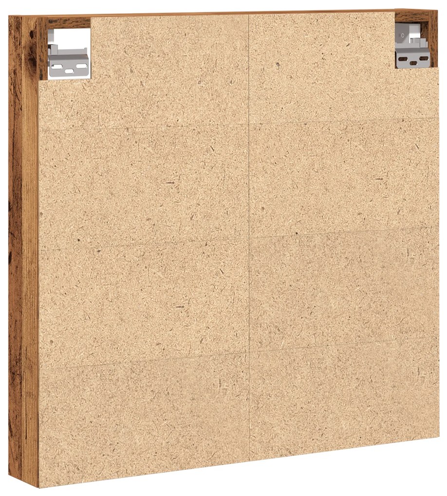 vidaXL Βαθιά ντουλάπα παλιού ξύλου 60x8,5x58 εκ κατασκευασμένου ξύλου
