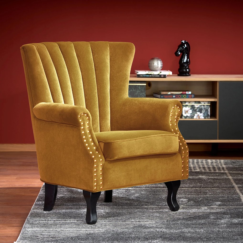 TITAN chair color: mustard DIOMMI V-CH-TITAN-FOT-MUSZTARDOWY