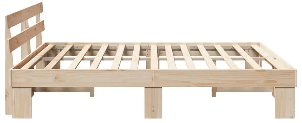 vidaXL Σκελετός Κρεβατιού με κεφαλάρι Καφέ 180 x 200 cm