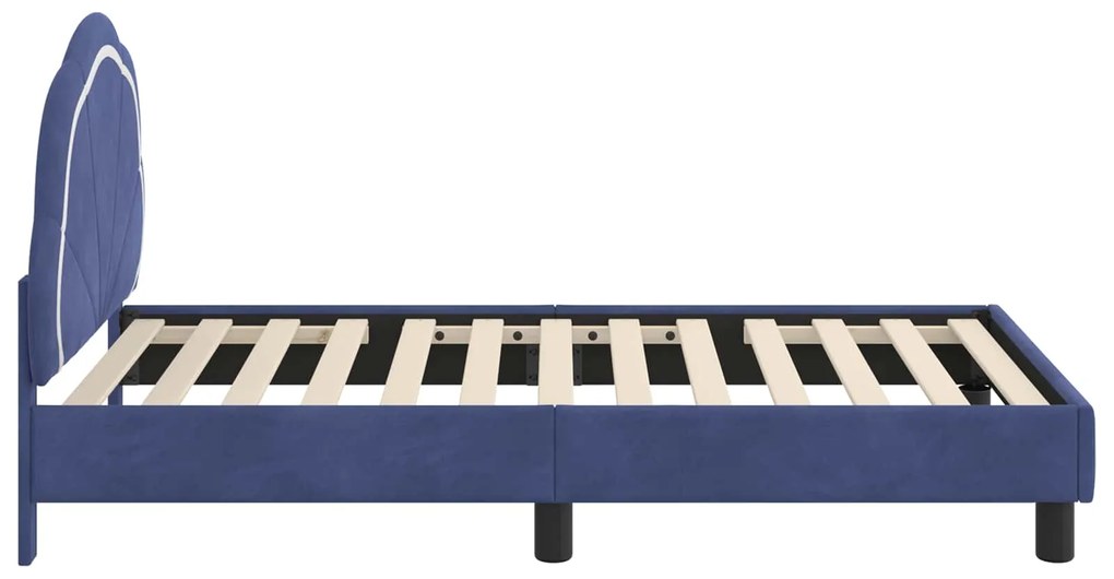 vidaXL Κρεβάτι Παιδικής Κρεβατοκάμαρας με Κεφαλάκι Μπλε Αστυνομίας