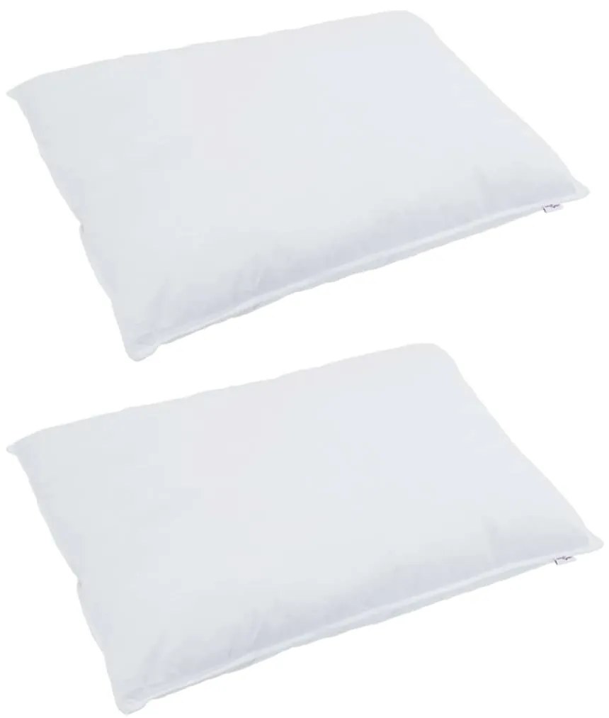vidaXL Set Παπλώματος Χειμώνα 3 pcs Λευκό 260 x 220 εκ. Μικροΐνες, Βαμβάκι