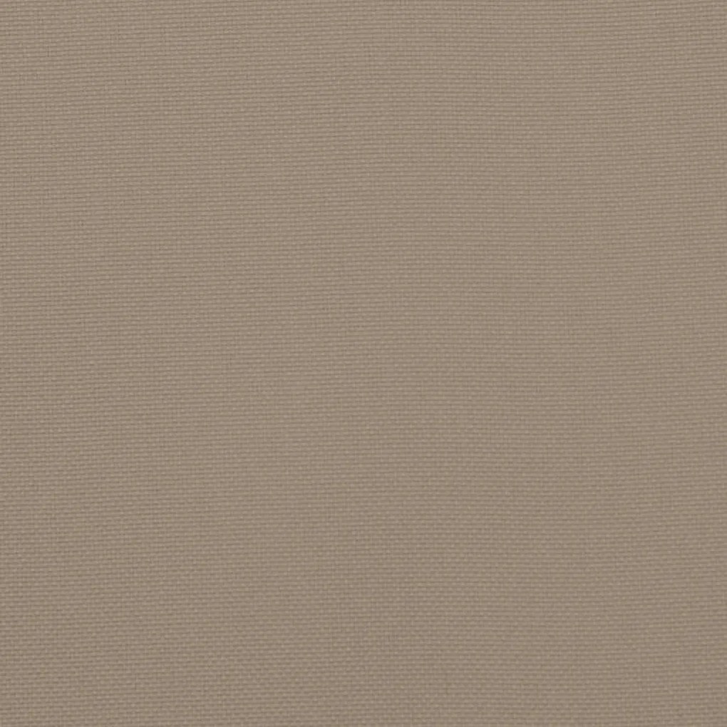 vidaXL Μαξιλάρι Πάγκου Κήπου Taupe 200x50x3 εκ. Ύφασμα Oxford