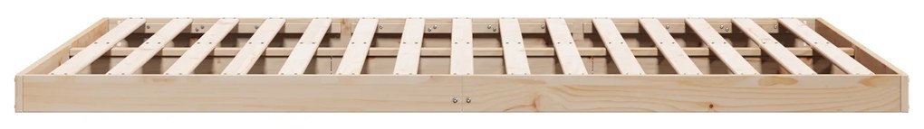 vidaXL Κρεβάτι από ξύλο λευκό 180x210 εκ. Μασίφ πεύκο