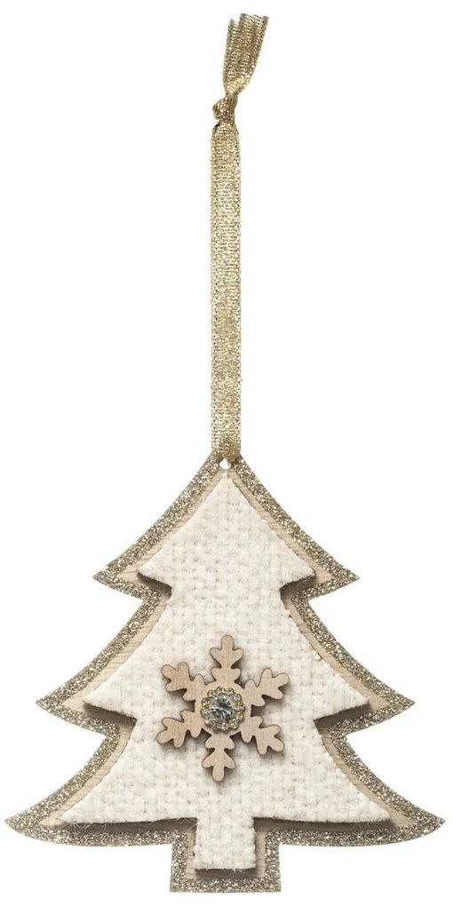 Στολίδι Χριστουγεννιάτικο (11.5x12) A-S Wooden Tree 175942