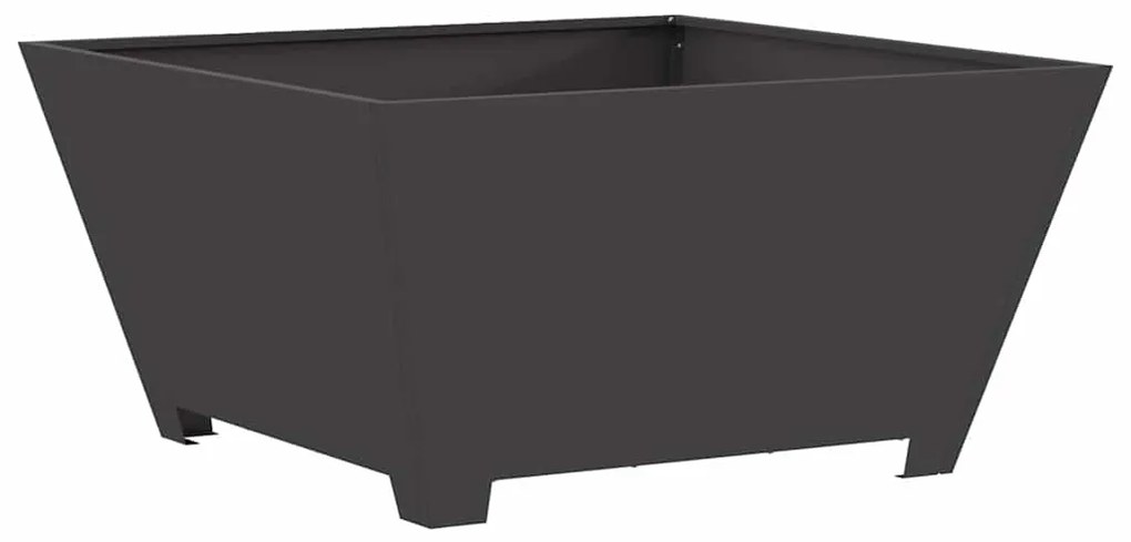 vidaXL Σόμπα φωτιάς Τετράγωνη Μαύρη 80x80x40 εκ. Ατσάλι