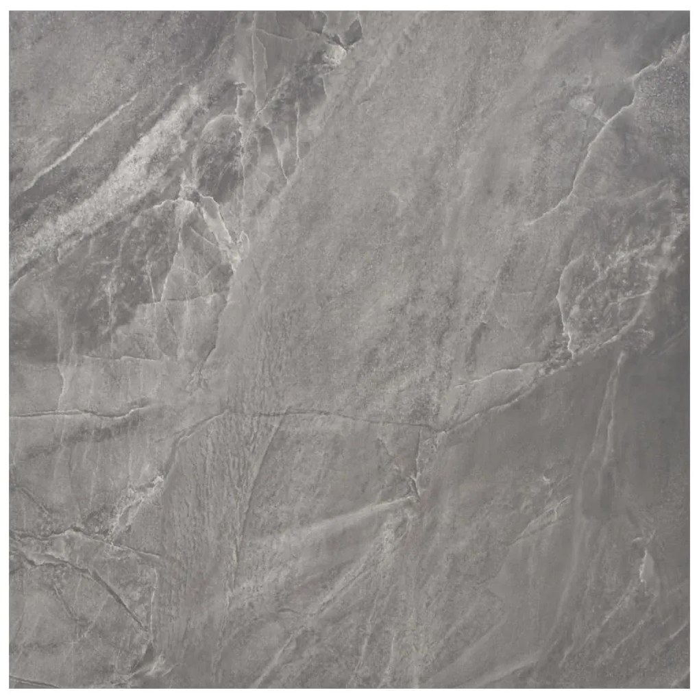 vidaXL Δάπεδο Αυτοκόλλητο Μαύρο με Σχέδιο 20 τεμ. 1,86 μ² από PVC