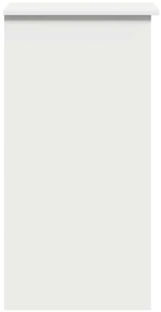 vidaXL Γραφείο με ράφια Λευκό 84x40x78 cm Κατασκευασμένο ξύλο