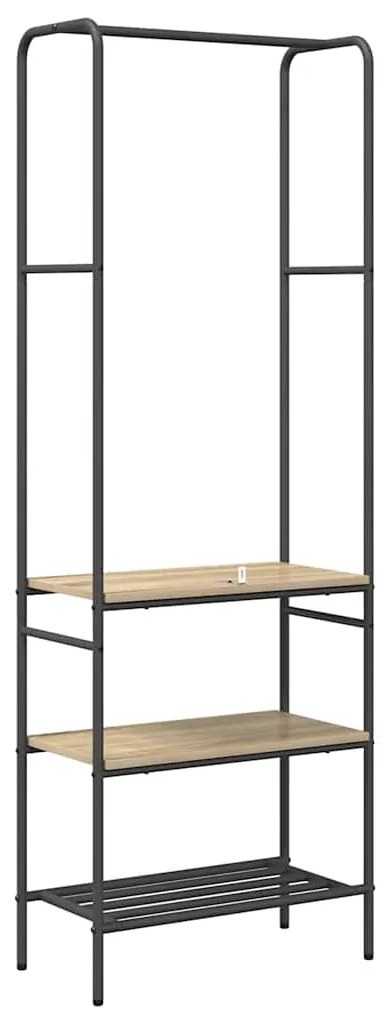 vidaXL Ράφι Ρούχων Δρύς Sonoma 60 x 30 x 171 εκ Επεξεργασμένο ξύλο