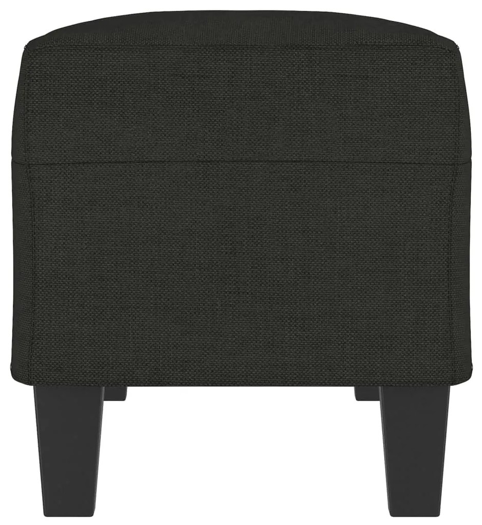 vidaXL Πάγκος Μαύρος 100x35x41 εκ. Υφασμάτινος