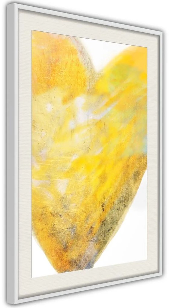 Αφίσα - Amber Heart - 20x30 - Χρυσό - Χωρίς πασπαρτού