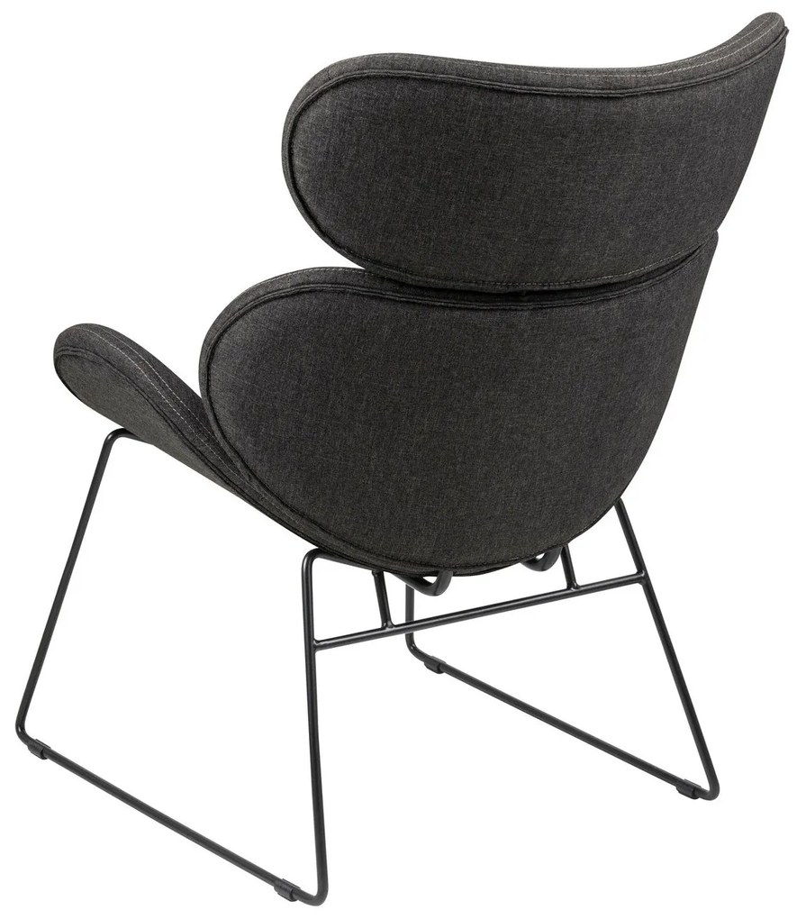 Πολυθρόνα Oakland 205, Γκρι, 91x69x79cm, 13 kg, Ταπισερί, Πόδια: Μέταλλο | Epipla1.gr