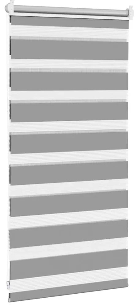 vidaXL Σύστημα Σκίασης Ρόλερ Zebra Γκρι 40 x 100 εκ.