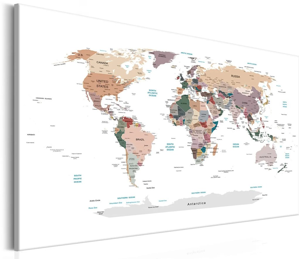 Πίνακας - World Map: Where Today? 60x40