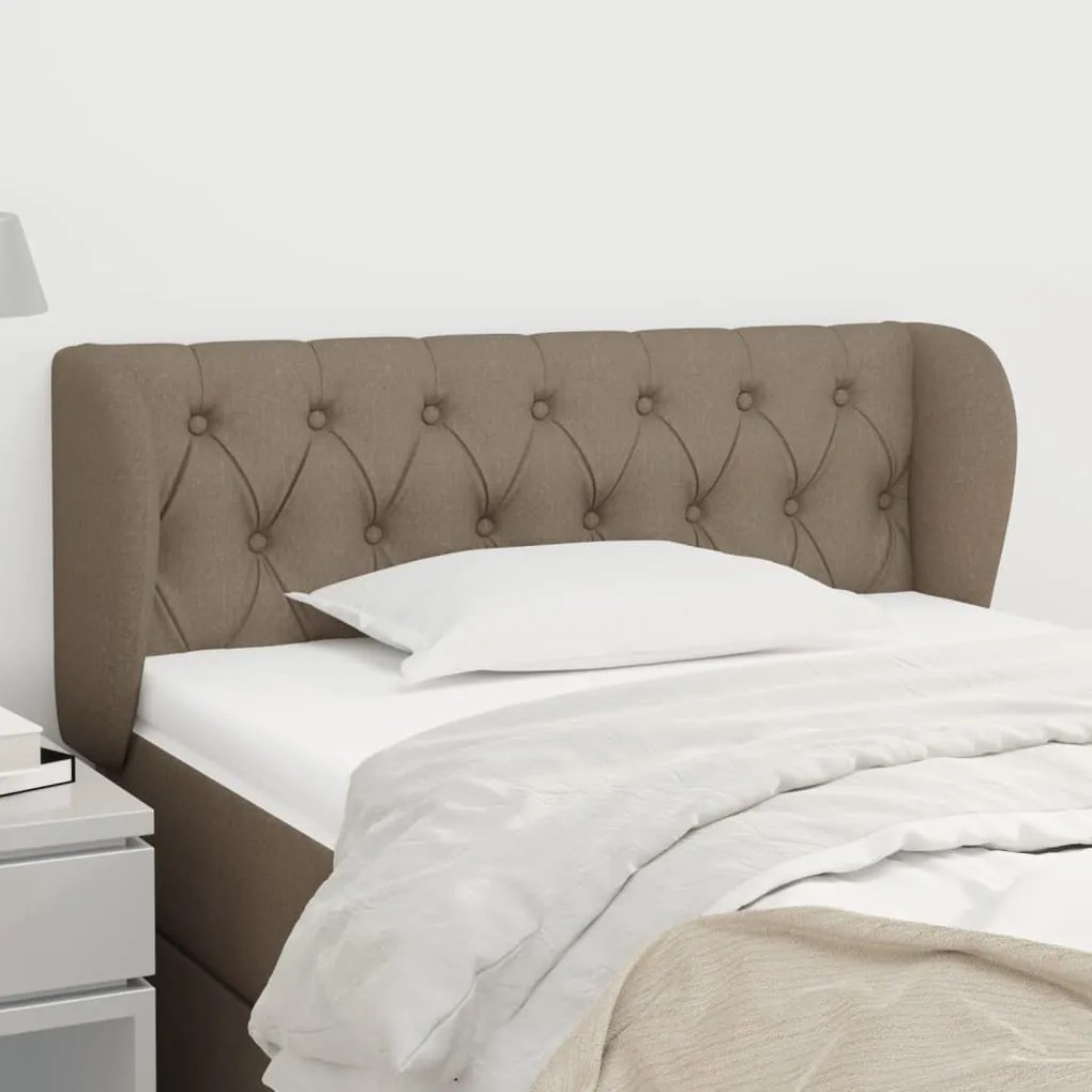 vidaXL Κεφαλάρι με Πτερύγια Taupe 103x23x78/88 εκ. Υφασμάτινο