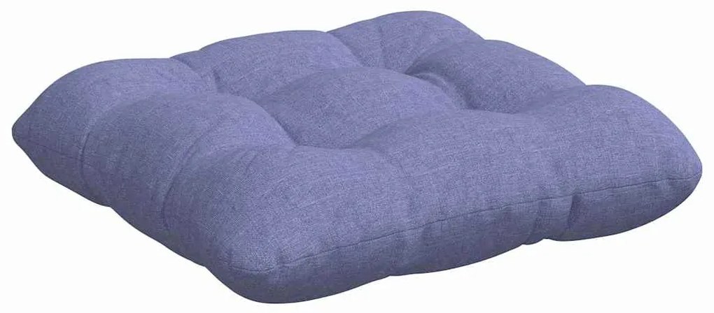 vidaXL Μαξιλάρια καθισμάτων 4 pcs Μπλε τζην 40 x 40 x 12 εκ. ύφασμα