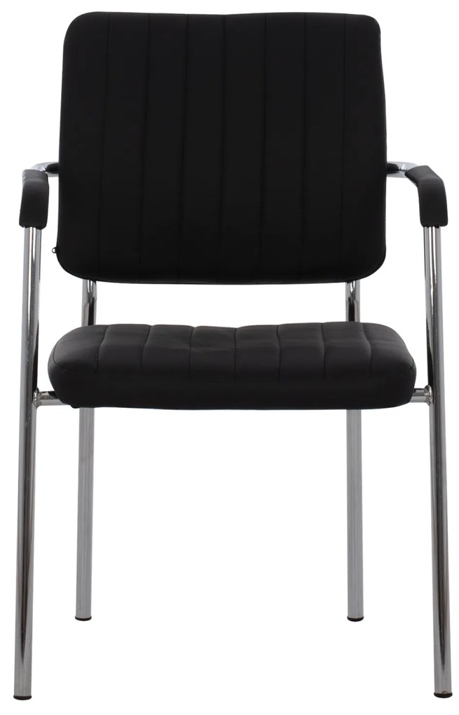 ΚΑΡΕΚΛΑ QUESTA ΜΕ ΜΠΡΑΤΣΑ HM1070.01 ΜΑΥΡΗ 56,5x59x85 cm - 0520534 - HM1070.01