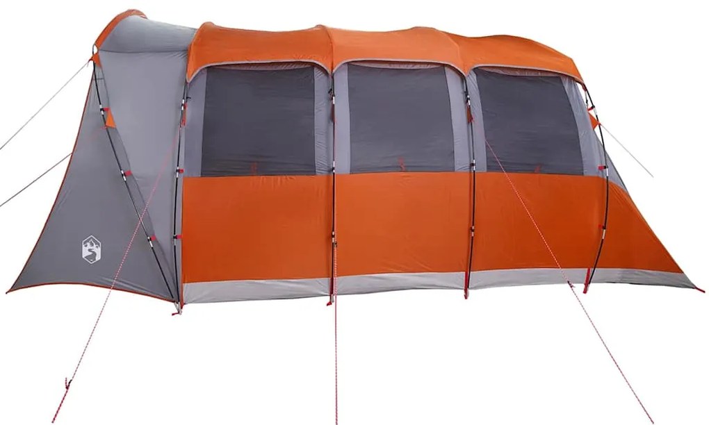 vidaXL Σκηνές Γκρι και πορτοκαλί 576 x 325 x 213 εκ Πολυεστέρας