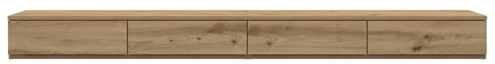 vidaXL Συρτάρια κρεβατιού με συρτάρι Artisan Oak 200 x 36,5 x 16,5 εκ