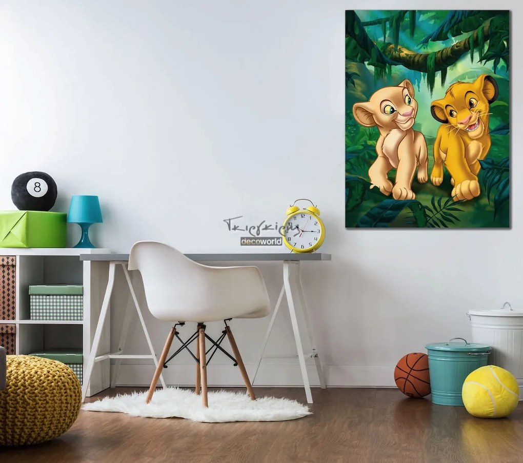 Παιδικός πίνακας σε καμβά The Lion King KNV0214 65cm x 95cm