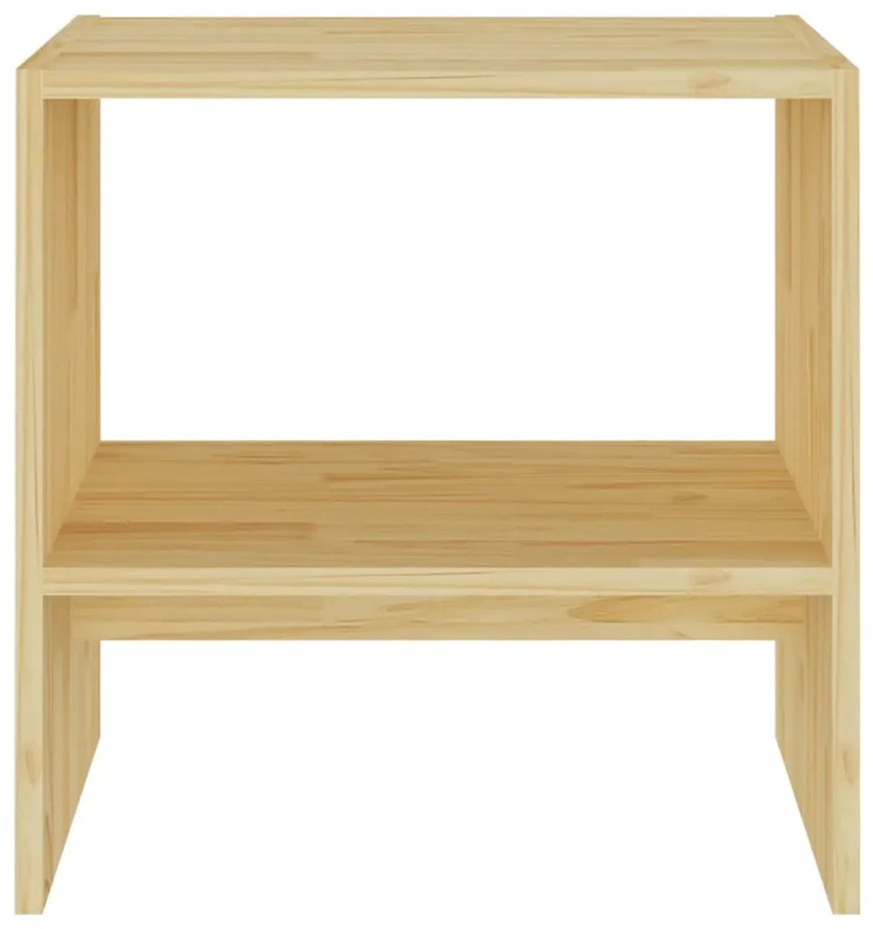 vidaXL Κομοδίνο 40 x 30,5 x 40 εκ. από Μασίφ Ξύλο Πεύκου