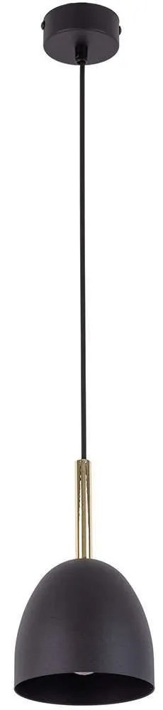 Φωτιστικό Οροφής Nord 4870 1xΕ27 15W Φ13cm 155cm Black TK Lighting