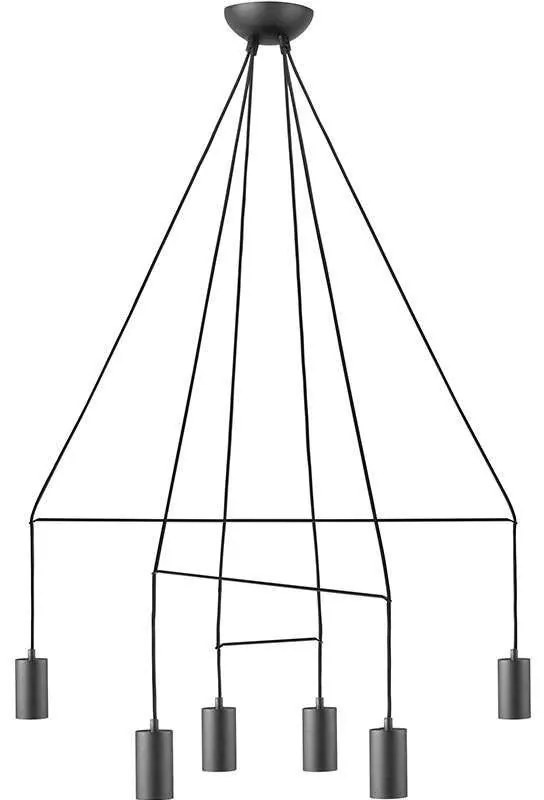 Φωτιστικό Οροφής Imbria VI 9677 Black Nowodvorski Μέταλλο