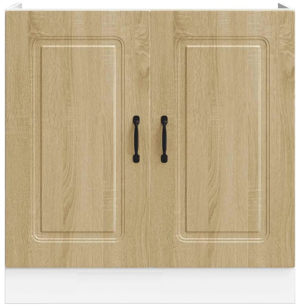 vidaXL Ντουλάπι βάσης νεροχύτη Kalmar Sonoma Δρυς 80x46x81,5 εκ.