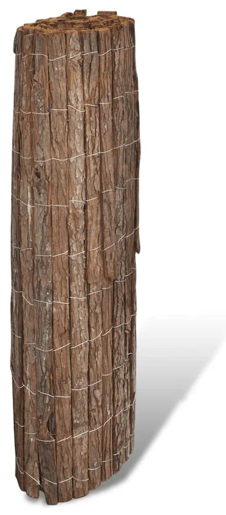 vidaXL Φράχτης 400 x 100 εκ. από Φλοιό Δέντρου