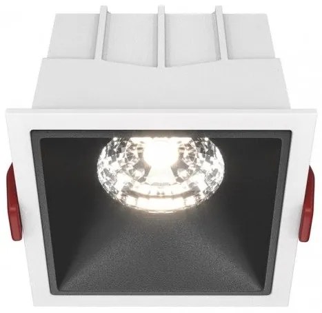 Χωνευτό Σποτ Οροφής Alfa LED 15W 4000K Μαύρο-Λευκό DL043-01-15W4K-D-SQ-WB MAYTONI DL043-01-15W4K-D-SQ-WB Ασπρόμαυρο