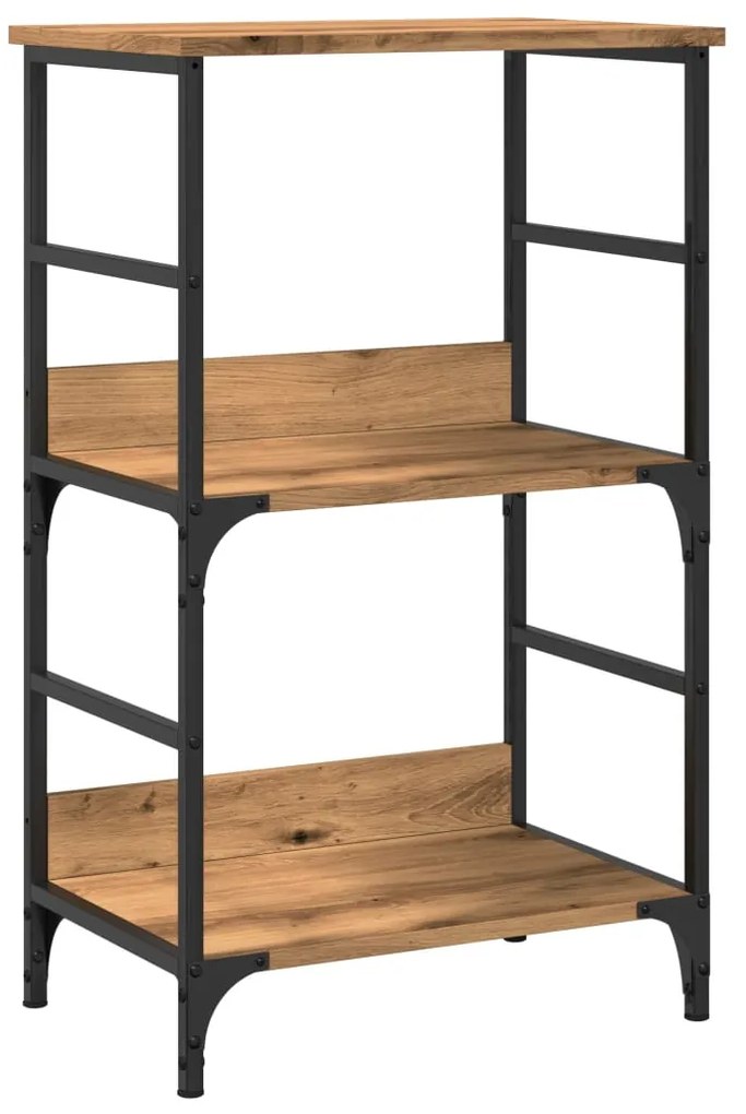 vidaXL Βιβλιοθήκη Αρτισιανή Δρυς 50x33x82 εκ. Επεξεργ. Ξύλο