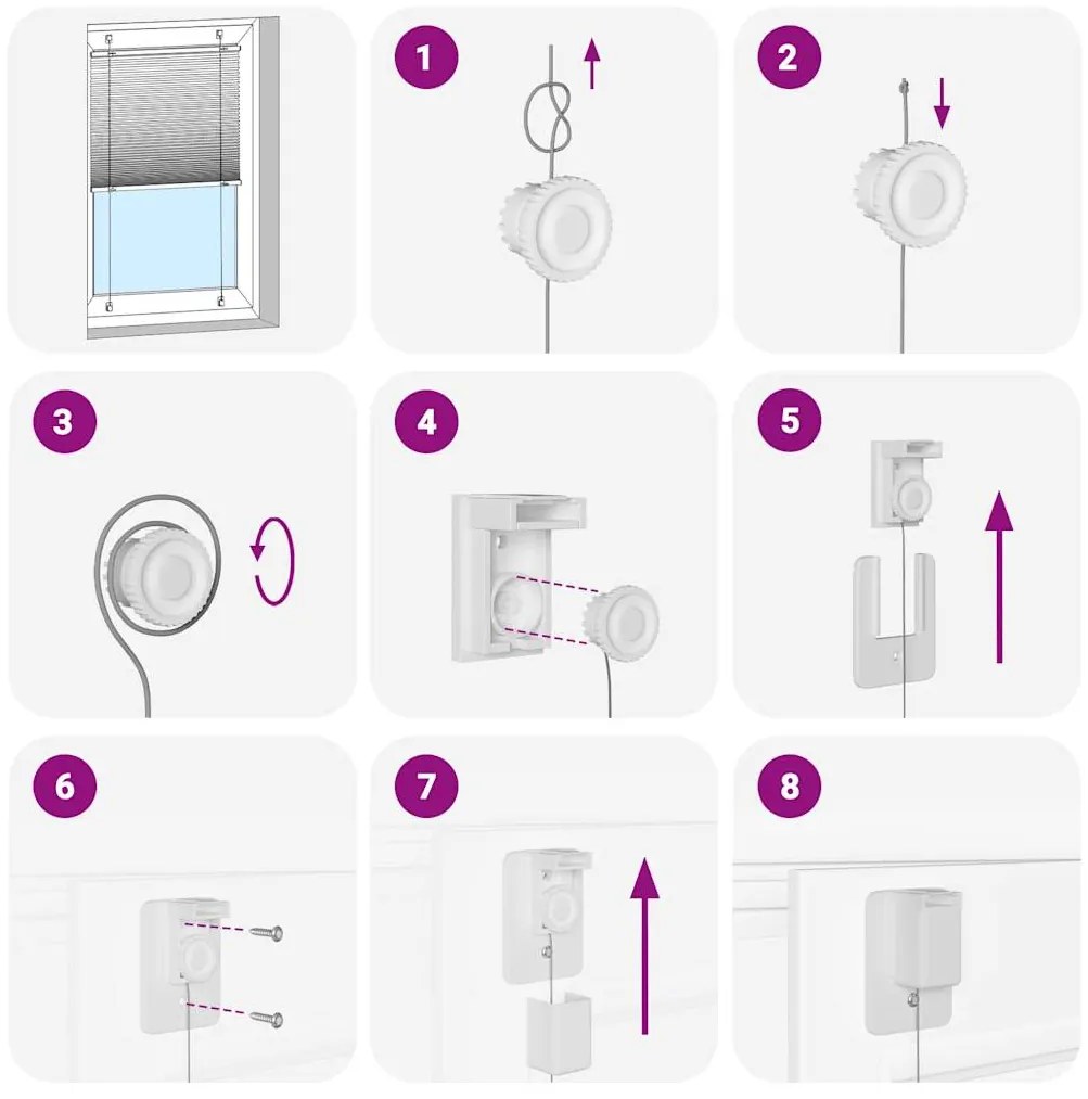 vidaXL Πλισέ περσίδα Ανθρακί 65x100 cm Πλάτος υφάσματος 64,4 cm