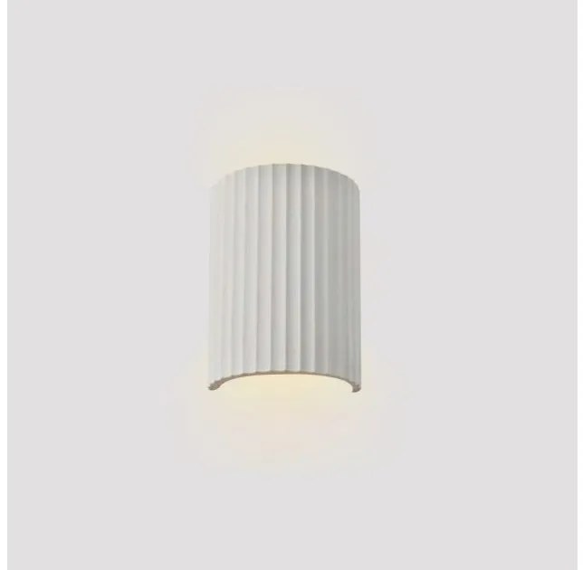 Απλίκα Φωτιστικό Τοίχου 2xGU10 Λευκό Γύψος 43055-White InLight -43055-White-Λευκό 43055-White