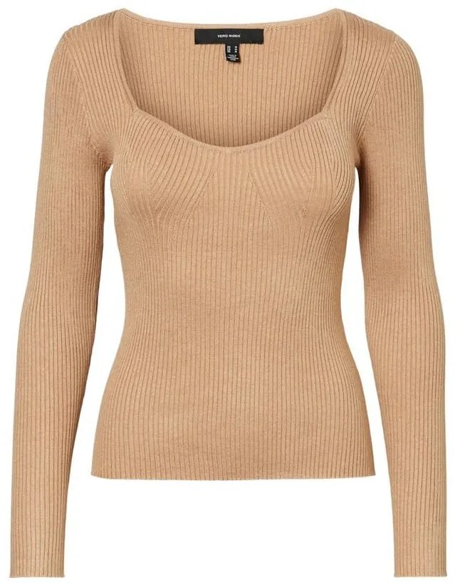 Μπλούζα γυναικεία "Sweetheart beige" Vero Moda